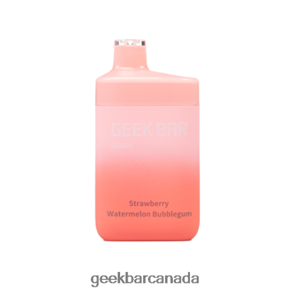 Geek Bar B5000 Disposable - Geek Bar Montreal T2PT4436 Strawberry Watermelon Bubblegum