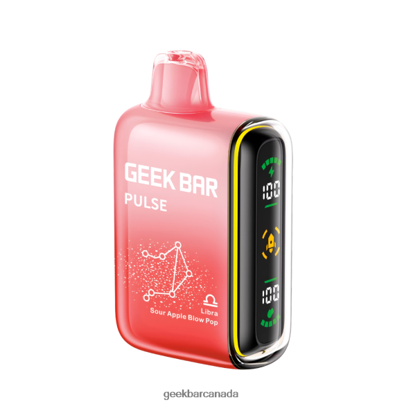 Geek Bar Pulse 15K Disposable Vape - Geek Bar Review T2PT4453 Libra Sour Apple Blow Pop